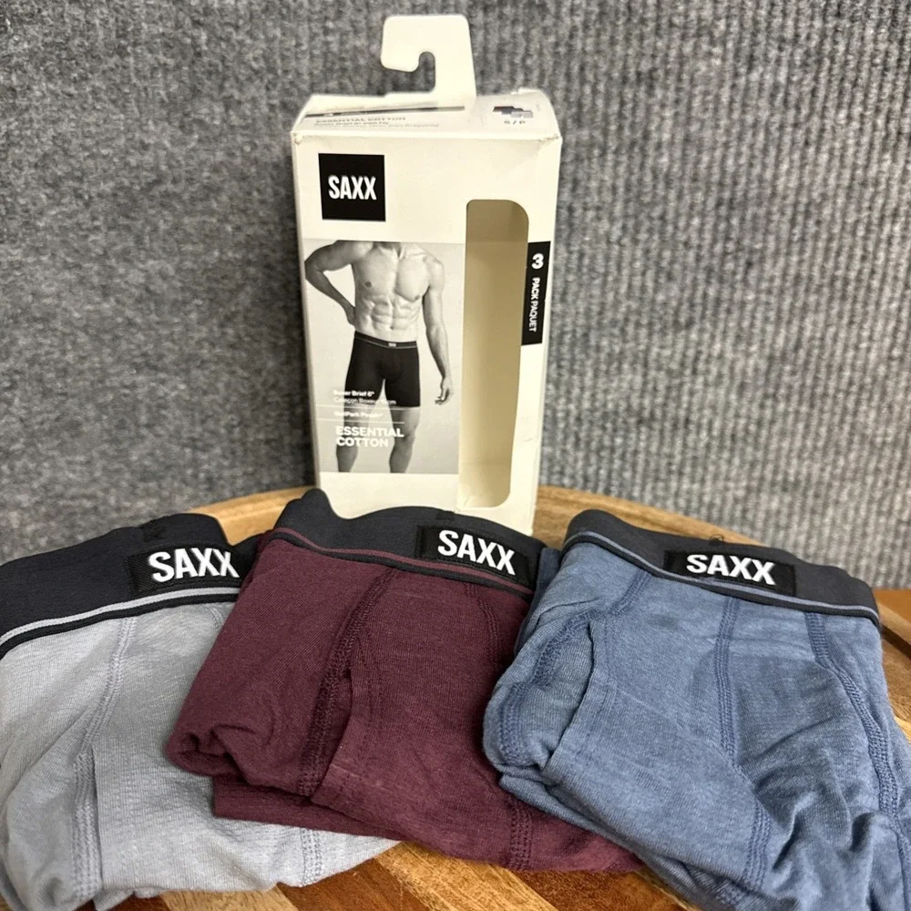 SAXX ESSENTIAL COTTON MENS 3-PK 6